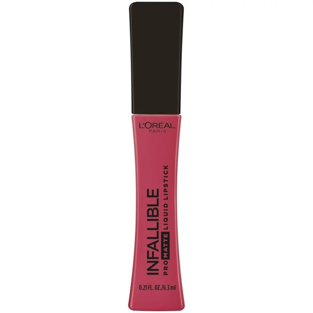 L'Oreal Infallible Pro Matte Liquid Lipstick Raspberry Rose Pink .21 oz - Picture 2 of 3